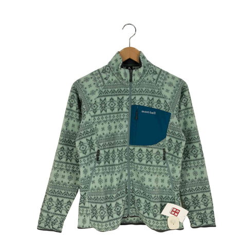 モンベル mont bell クリマプラス100 フリース プリントジャケット レディース JPN:M