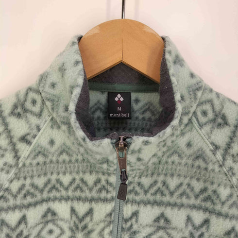 モンベル mont bell クリマプラス100 フリース プリントジャケット レディース JPN:M