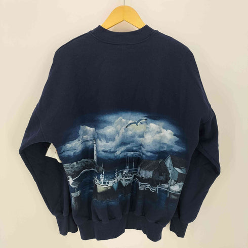 Quality goods Canadaグラフィック プリント スウェット トレーナー メンズ import:M
