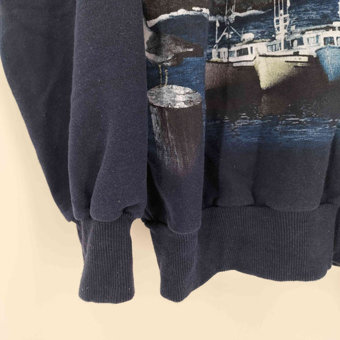 Quality goods Canadaグラフィック プリント スウェット トレーナー メンズ import:M