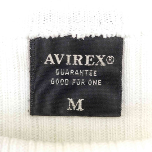 アヴィレックス AVIREX Weather Watcher L/S RIB TEE ウェザー ウォッチャー リブ ロングスリーブTシャツ メンズ import:M