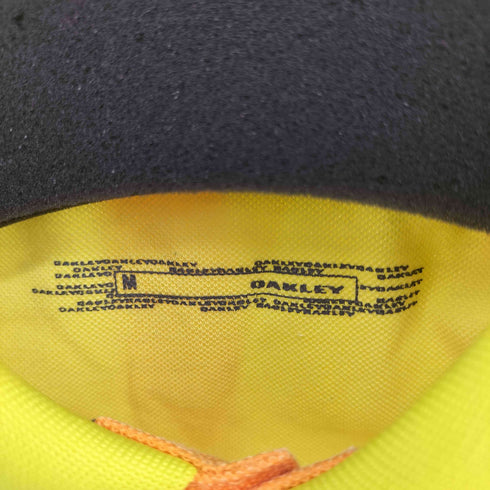 オークリー OAKLEY フロントワンポイントロゴ ラインカラーポロシャツ メンズ JPN:M