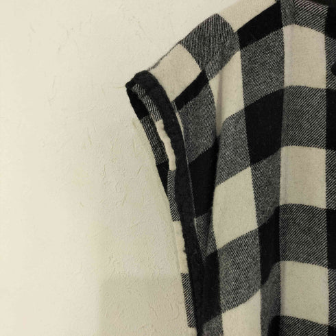 トリココムデギャルソン tricot COMME des GARCONS 16AW 変形 ブロックチェック フランネル ワンピース レディース import:S