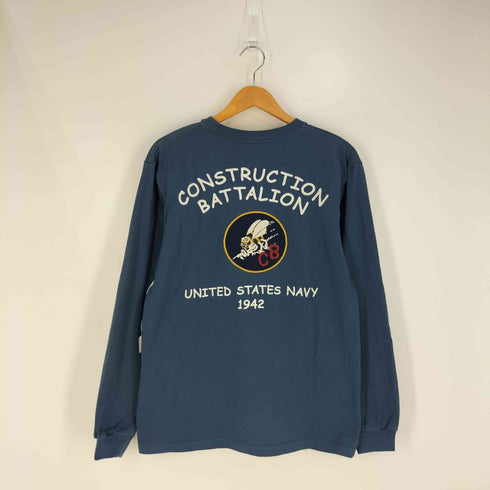 アヴィレックス AVIREX CONSTRUCTION BATTALION L/S TEE コンストラクション バタリオン ロングスリーブTシャツ メンズ import:M