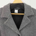 アニエスベー agnes b. PARIS MADE IN ROMANIA ヘリンボーンウールナイロンハーフコート レディース JPN:1