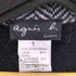 アニエスベー agnes b. PARIS MADE IN ROMANIA ヘリンボーンウールナイロンハーフコート レディース JPN:1