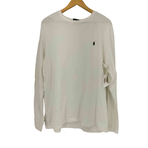 ポロバイラルフローレン Polo by RALPH LAUREN ポニー刺繍 クルーネック L/S Tシャツ メンズ import:L