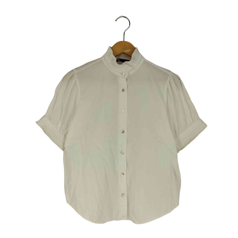 ザラ ZARA ボリュームフリル パフスリーブ シャツブラウス レディース import:XS