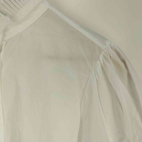 ザラ ZARA ボリュームフリル パフスリーブ シャツブラウス レディース import:XS