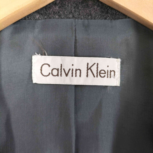 カルバンクライン CALVIN KLEIN ダブルブレストウールテーラードジャケット レディース