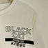 アヴィレックス AVIREX HONEYCOMB WAFFLE T-SHIRTS BLACK CAT ハニカムワッフル クルーネック L/S Tシャツ メンズ import:M