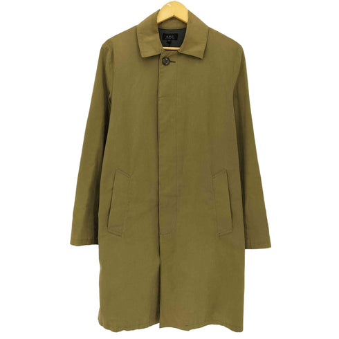 アーペーセー A.P.C. OLD ポーランド製 ピーチスキン ステンカラーコート メンズ import:XS