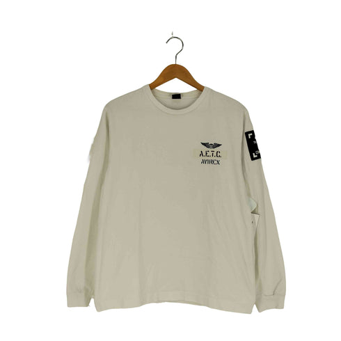 アヴィレックス AVIREX 2nd Air Force PATCH CREW NECK T-SHIRT セカンド エア フォース パッチ クルーネックTシャツ メンズ import:M