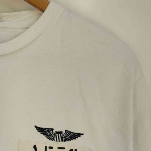 アヴィレックス AVIREX 2nd Air Force PATCH CREW NECK T-SHIRT セカンド エア フォース パッチ クルーネックTシャツ メンズ import:M