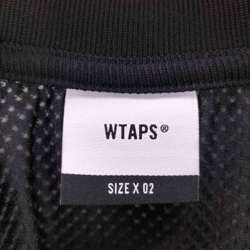 ダブルタップス WTAPS QB / SS / POLY. ERA ナンバリングメッシュジャージTシャツ メンズ JPN:2