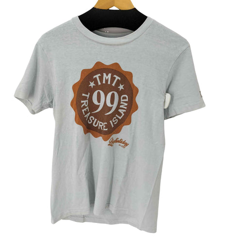 ティーエムティー TMT 両面プリントS/S カットソー TREASURE ISLAND シングルステッチ メンズ JPN:M