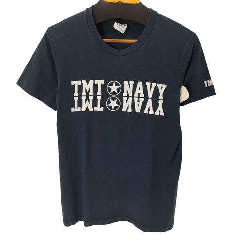ティーエムティー TMT 両面プリントS/S カットソー TMT NAVY シングルステッチ メンズ JPN:M