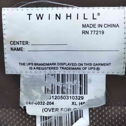ツインヒル TWINHILL オーバーサイズワークジャケット 企業ロゴ メンズ import:XL