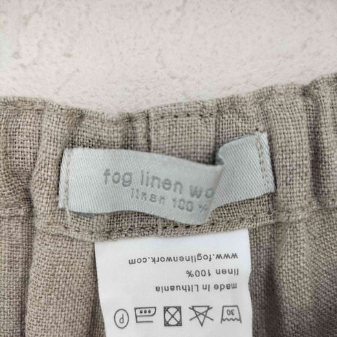 フォグリネンワーク fog linen work リネン イージーパンツ レディース