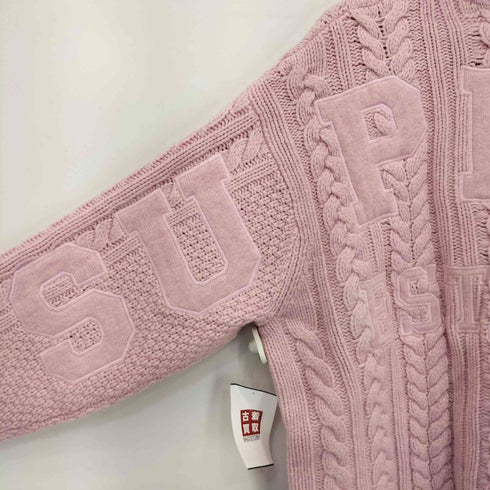 シュプリーム Supreme 23AW Applique Cable Knit Sweater メンズ import:L