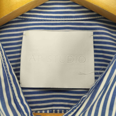 エーピーストゥディオ AP STUDIO コットンストライプシャツ レディース FREE