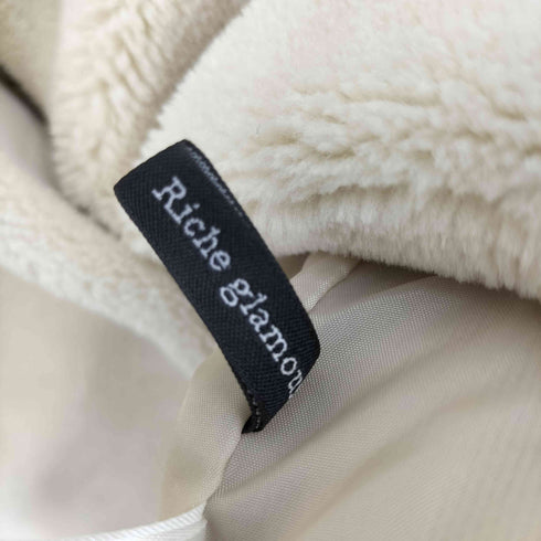 リシェグラマー Riche Glamour ノーカラー フリースコート レディース JPN:M