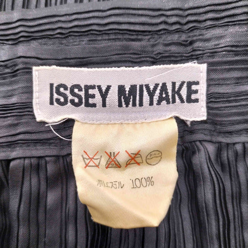 イッセイミヤケ ISSEY MIYAKE 90S 92SS プリーツ Aライン ポリ ロングスカート レディース JPN:M