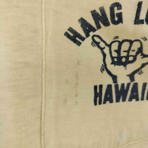 シングルステッチ HANG LOOSE HAWAII クルーネックTシャツ メンズ
