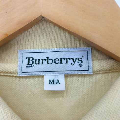 バーバリーズ BURBERRYS 胸元ロゴ刺繍 L/S ポロシャツ メンズ MA