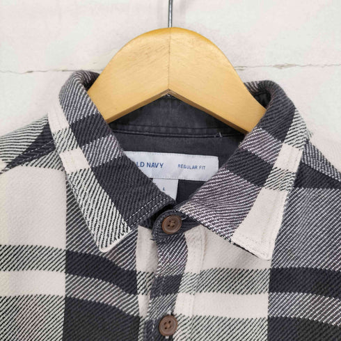 オールドネイビー OLD NAVY コットン L/Sチェックネルシャツ メンズ JPN:L