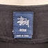 ステューシー Stussy 00S 紺タグ オールドイングリッシュ 袖 ロゴ 刺繍 ベースボール シャツ メンズ import:M