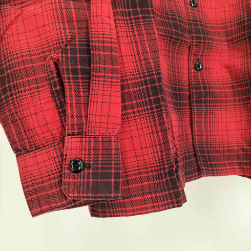 ステューシー Stussy 00S AUTHENTIC ピスタグ バッファローチェック L/S シャツ メンズ import:M