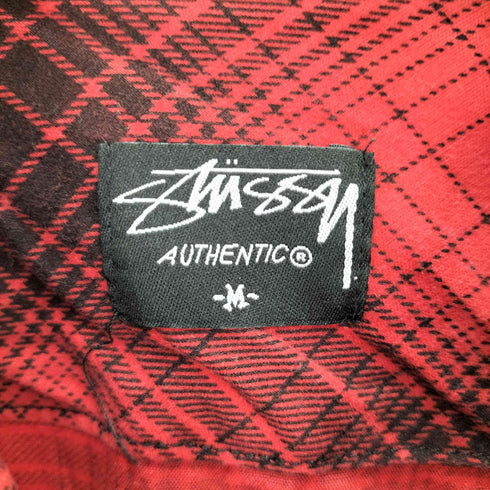 ステューシー Stussy 00S AUTHENTIC ピスタグ バッファローチェック L/S シャツ メンズ import:M