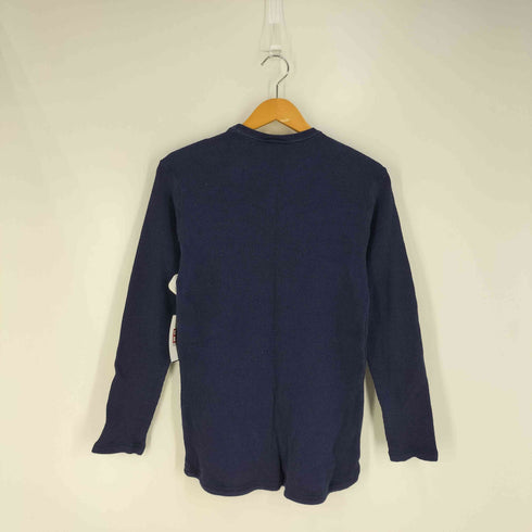 ラコステ LACOSTE ワッフル クルーネック ロングTシャツ メンズ import:M