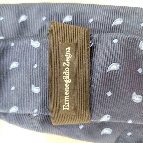 イージーバイゼニア EZ by ZEGNA 総柄シルクネクタイ メンズ