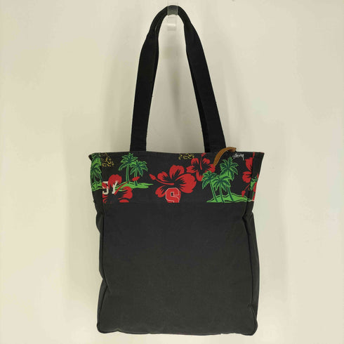 ステューシー Stussy HARVEST ハーベスト ハイビスカス柄 キャンバス トートバッグ メンズ