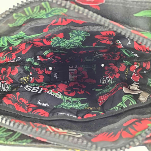 ステューシー Stussy HARVEST ハーベスト ハイビスカス柄 キャンバス トートバッグ メンズ