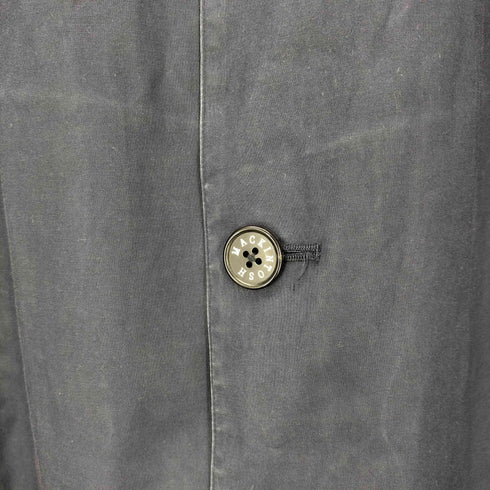 マッキントッシュフィロソフィー MACKINTOSH PHILOSOPHY 比翼ボタン 撥水 ゴム引きコート レディース M