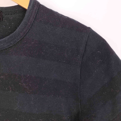 トリココムデギャルソン tricot COMME des GARCONS ストーン 装飾 ボーダー クルーネックTシャツ レディース