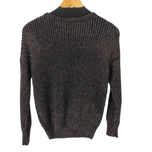アメリカンアパレル AMERICAN APPAREL ラメ クルーネックニット レディース import:XS