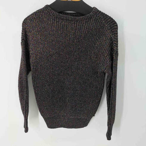 アメリカンアパレル AMERICAN APPAREL ラメ クルーネックニット レディース import:XS