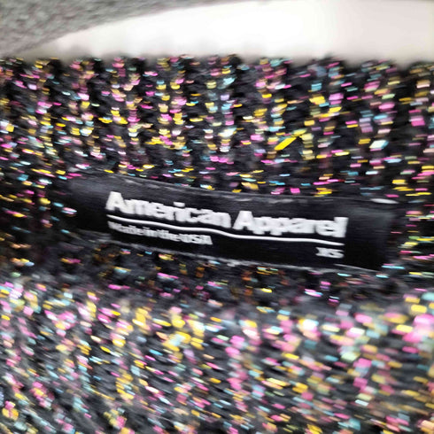 アメリカンアパレル AMERICAN APPAREL ラメ クルーネックニット レディース import:XS