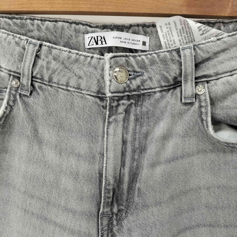 ザラ ZARA バギーデニムパンツ レディース EUR:34