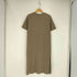 ザラ ZARA サイドスリット クルーネックTシャツワンピース レディース import:M