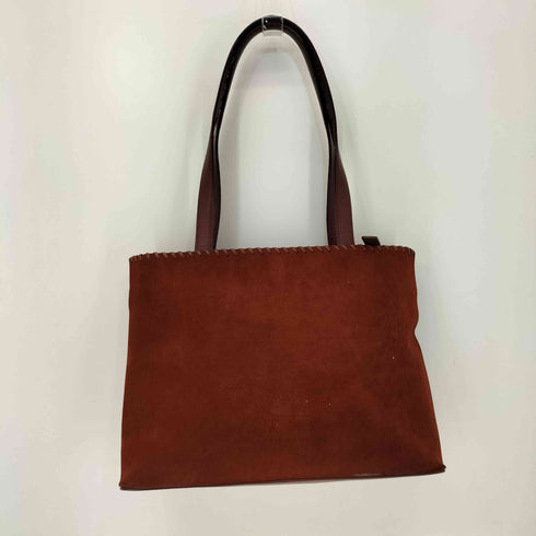 サルヴァトーレフェラガモ Salvatore Ferragamo イタリア製 パッチワーク デザイン スエードショルダーバッグ レディース