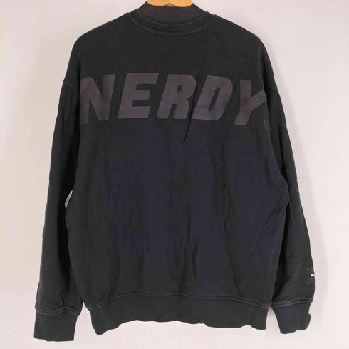 ノルディー nerdy バックロゴプリントクルーネックスウェット メンズ import:M