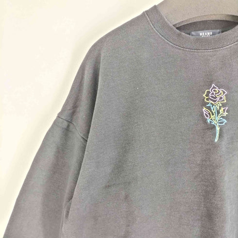 ビームスハート BEAMS HEART 刺繍 ビッグ クルーネックスウェット メンズ import:M