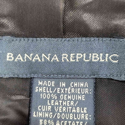 バナナリパブリック BANANA REPUBLIC 90~00S レザースウィングトップ レディース JPN:M