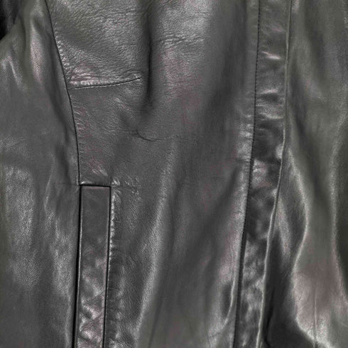 バナナリパブリック BANANA REPUBLIC 90~00S 比翼レザースウィングトップ レディース JPN:S