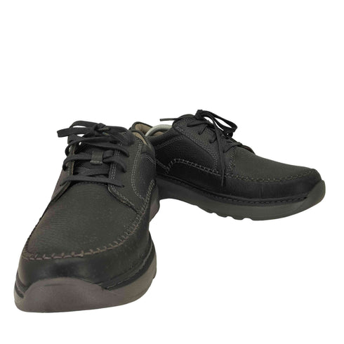 クラークス Clarks Charton Vibe Black Leather メンズ US:11